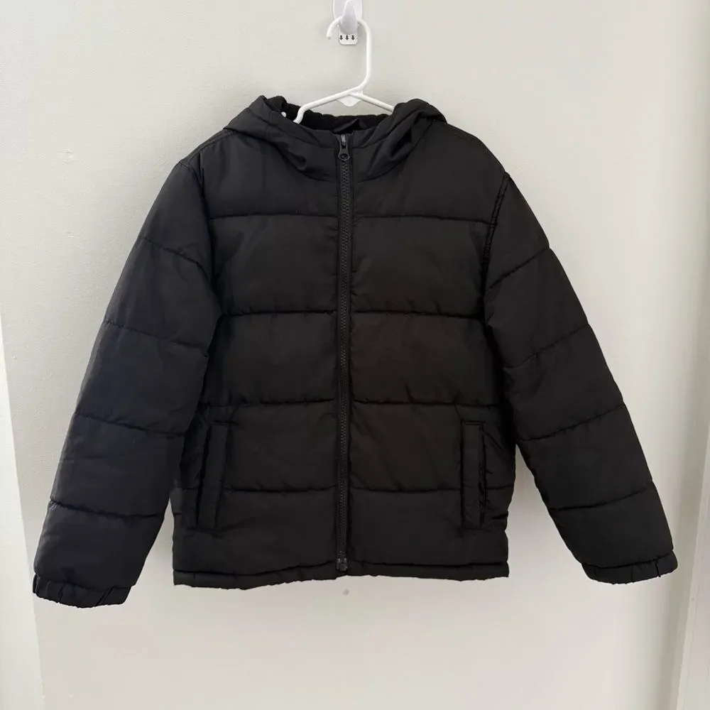 Old Navy Puffer Coat Winter Jacket Snow Ski 6/7 Kids Boys Girls Unisex Black